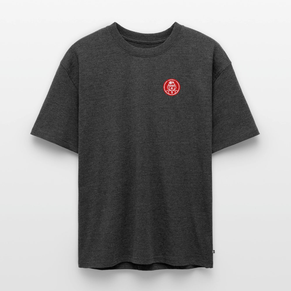 Mandsholdets alm. t-shirt - antracit meleret