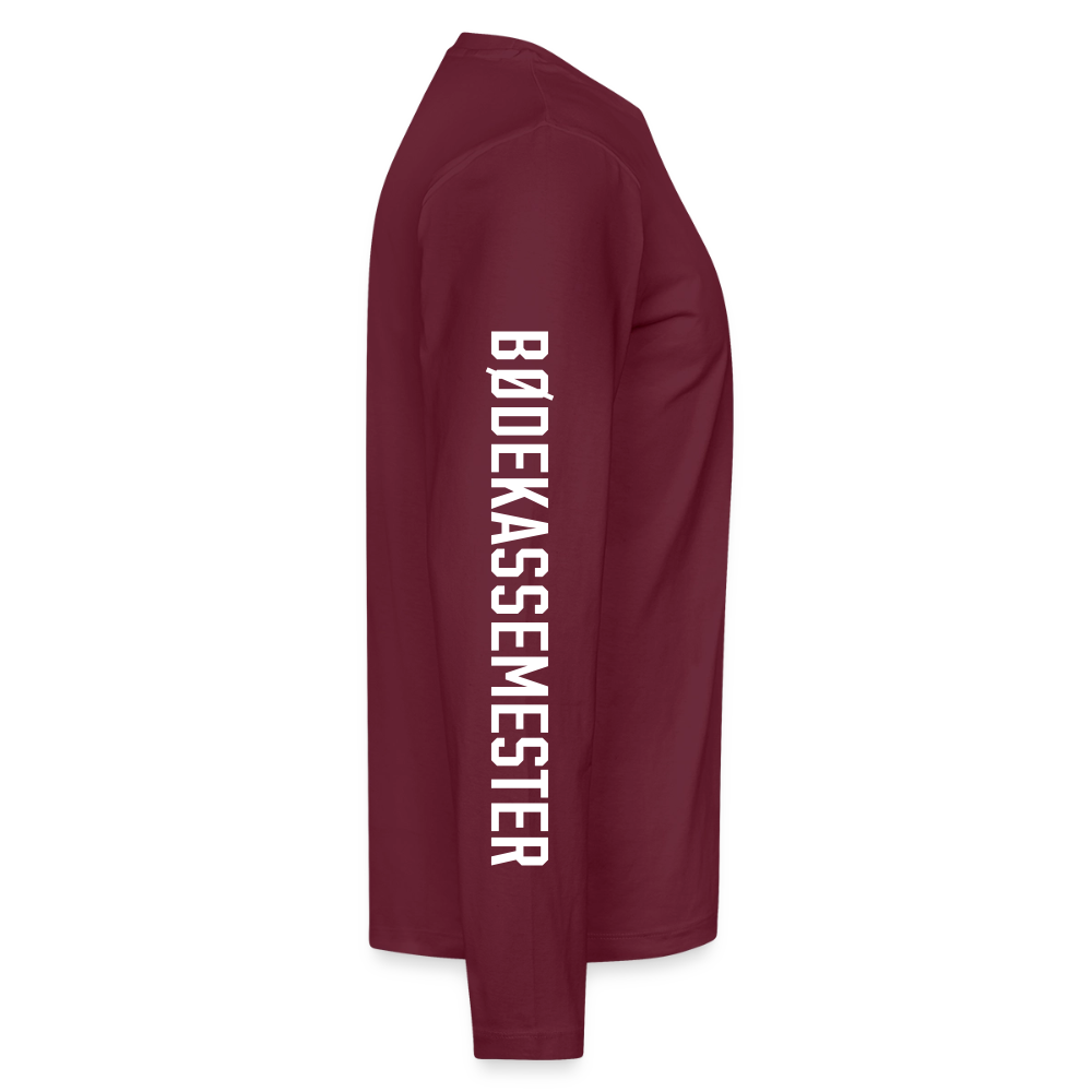 Bødekassemester langærmet - vinrød
