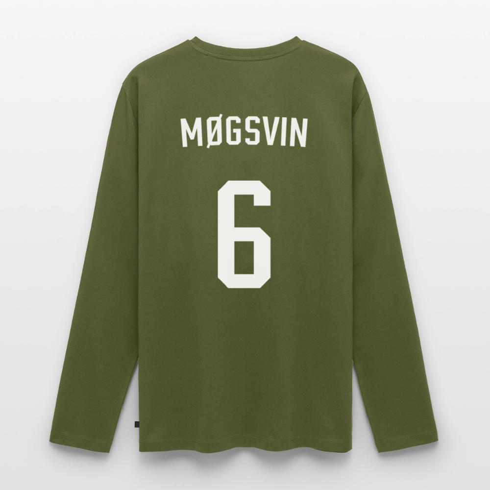 Møgsvin nr. 6 - langærmet t-shirt - khaki