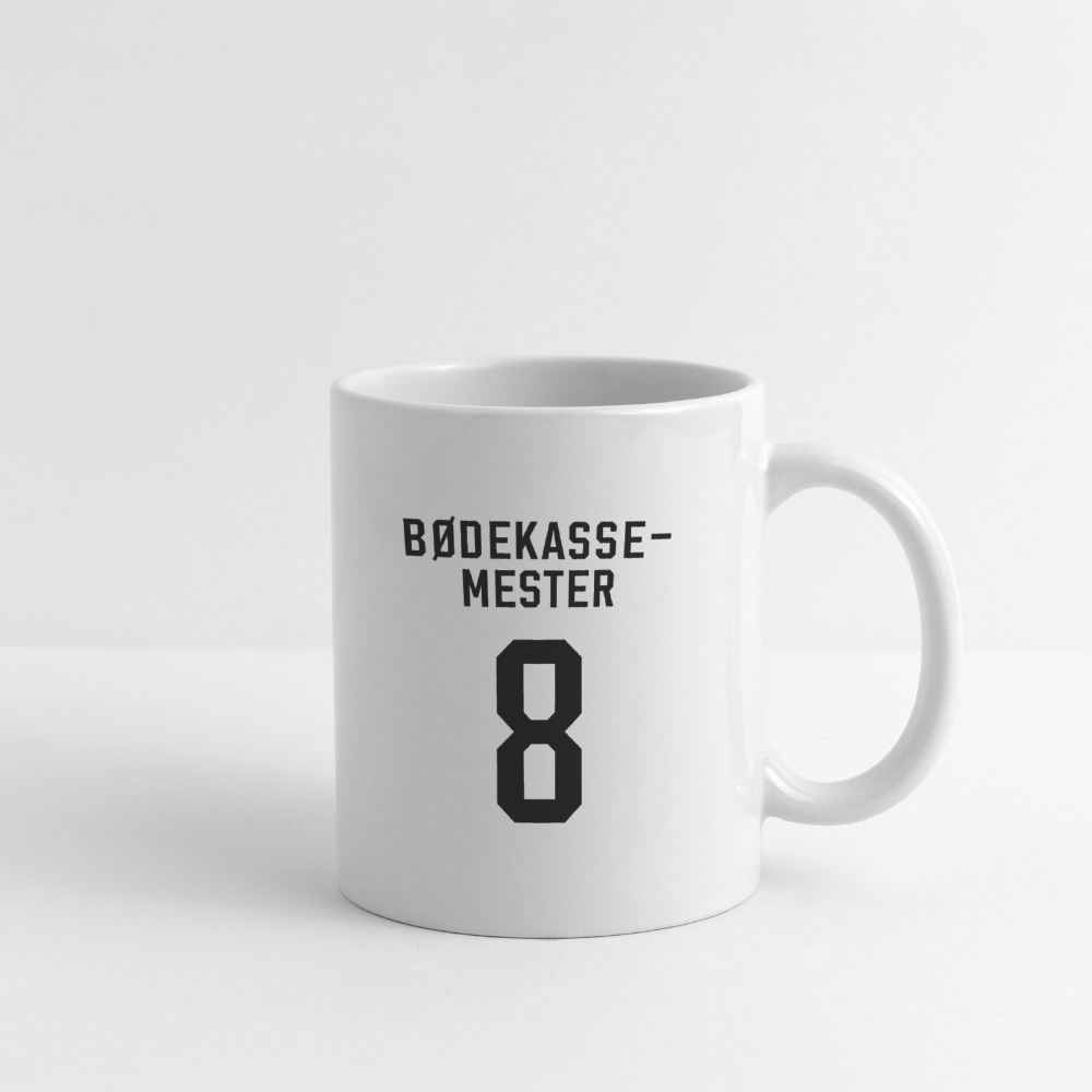 Bødekassemester koppen - hvid