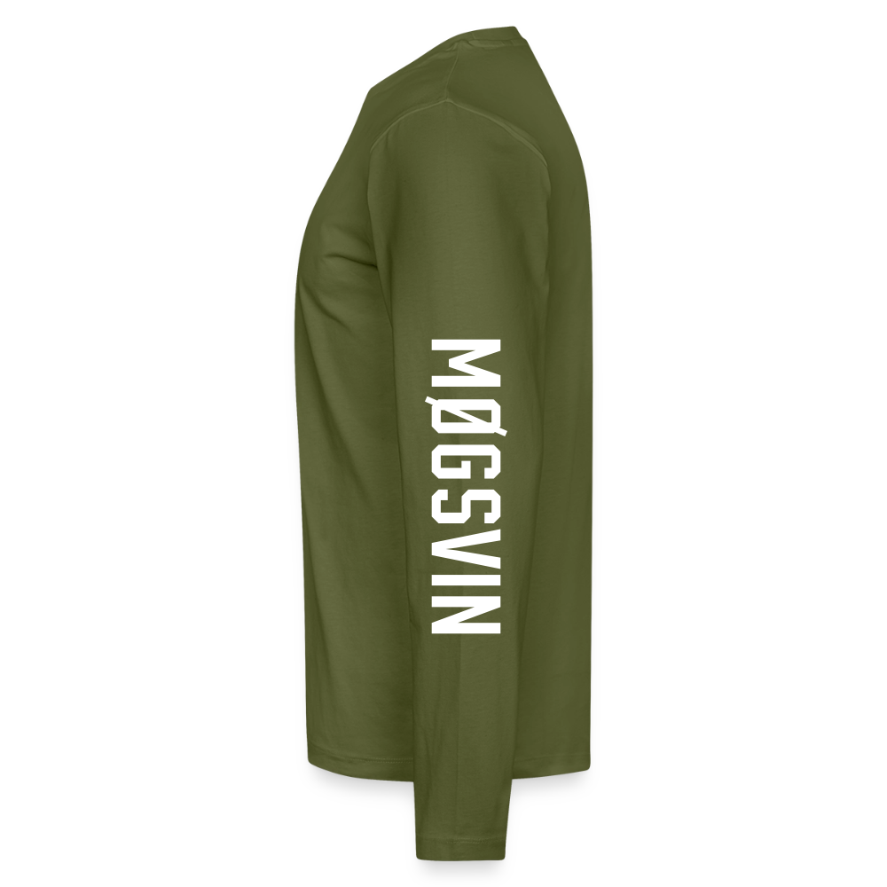 Møgsvin nr. 6 - langærmet t-shirt - khaki