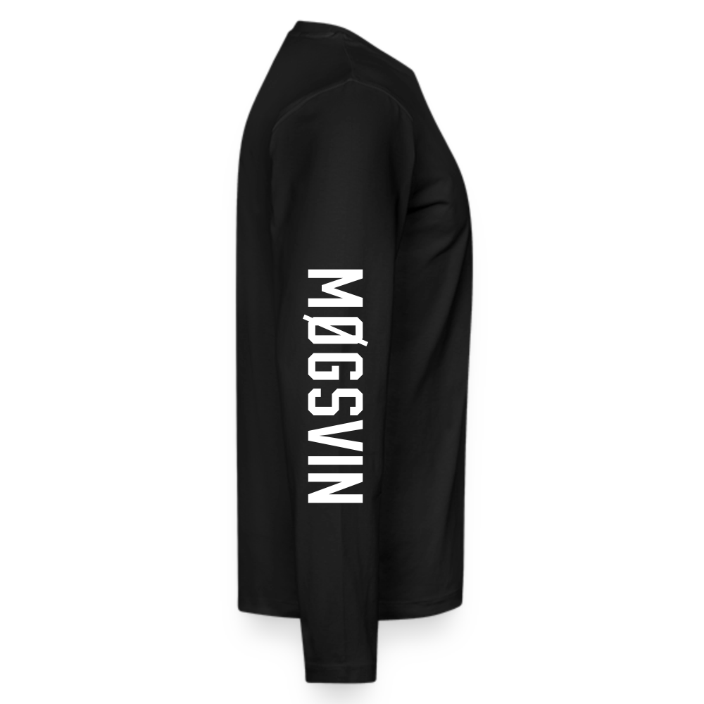 Møgsvin nr. 6 - langærmet t-shirt - sort