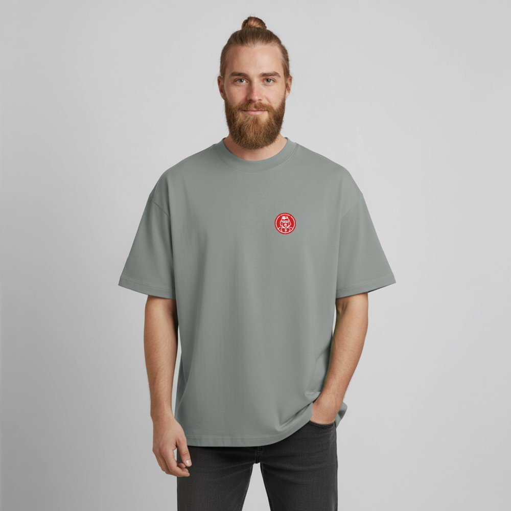 Mandsholdet box-fit t-shirt - misty grey