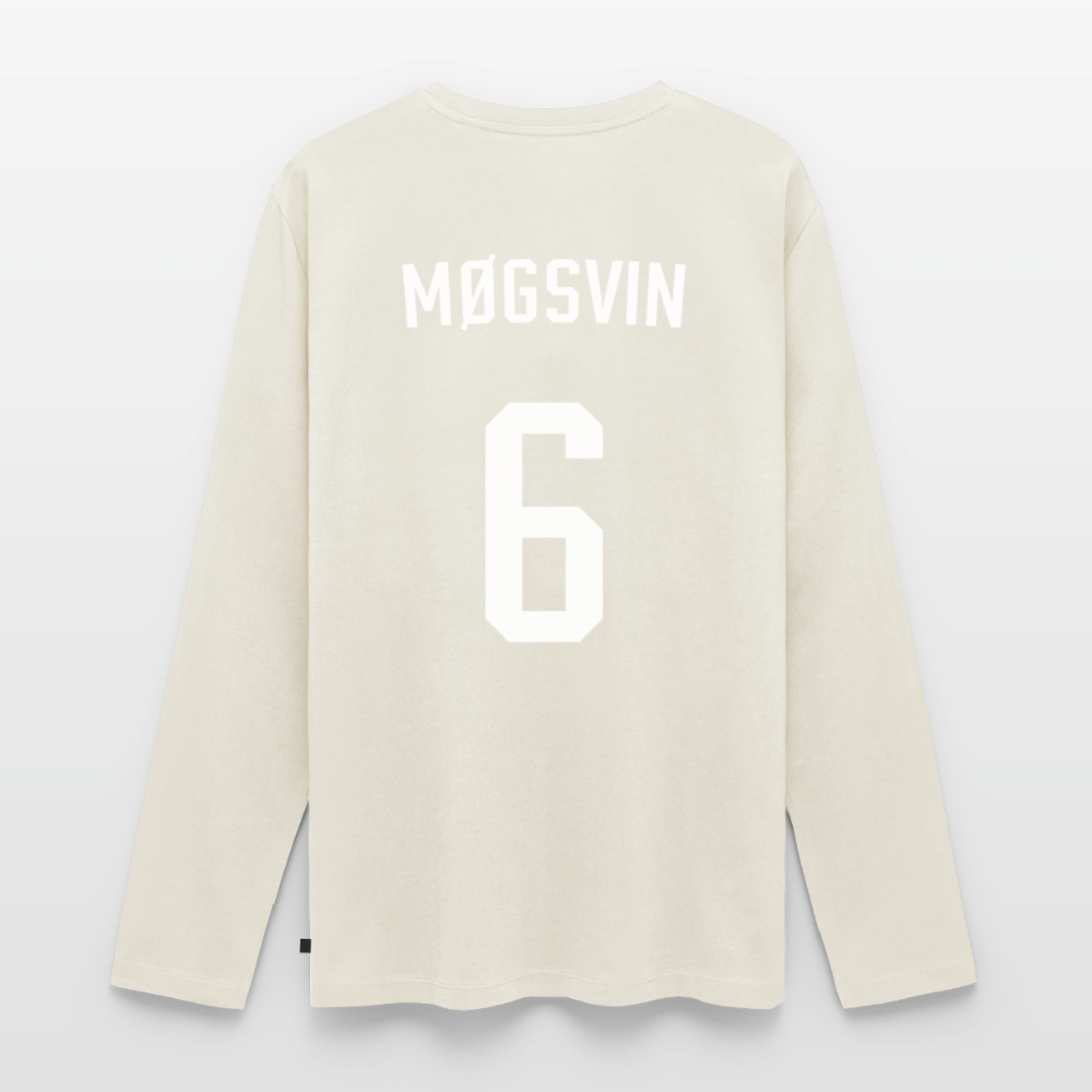 Møgsvin nr. 6 - langærmet t-shirt - råhvid