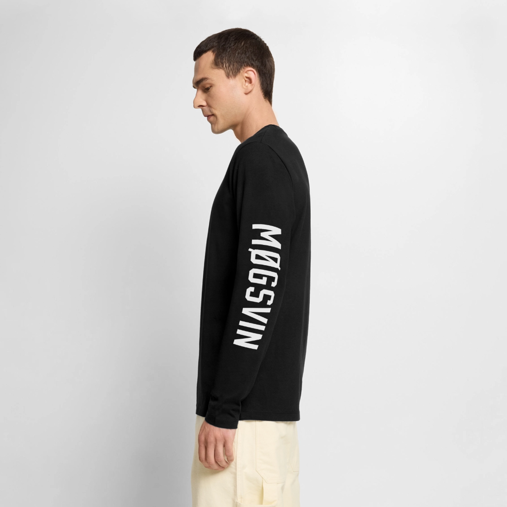 Møgsvin nr. 6 - langærmet t-shirt - sort