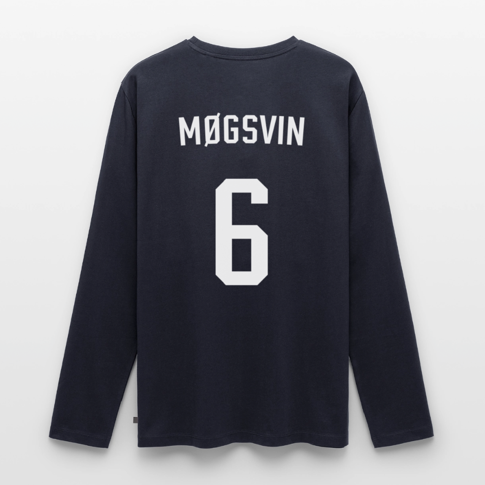 Møgsvin nr. 6 - langærmet t-shirt - navy