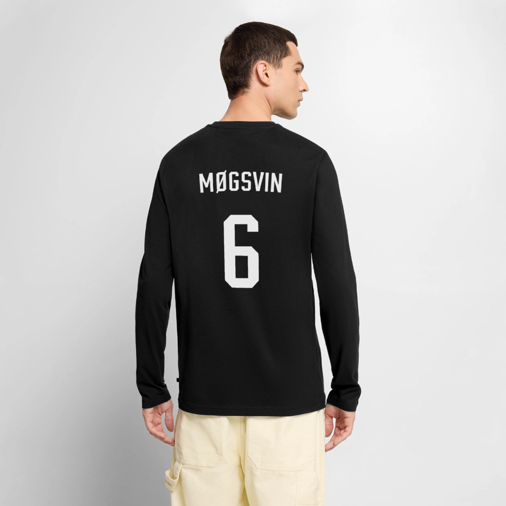 Møgsvin nr. 6 - langærmet t-shirt - sort