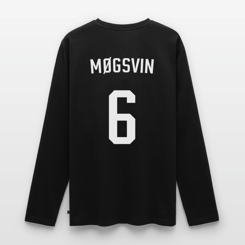 Møgsvin nr. 6 - langærmet t-shirt - sort