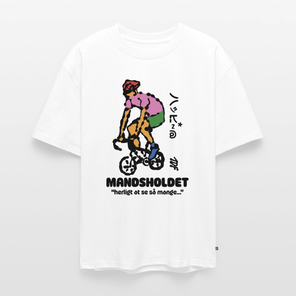 Herligt at se så mange mænd i cykelshorts - hvid
