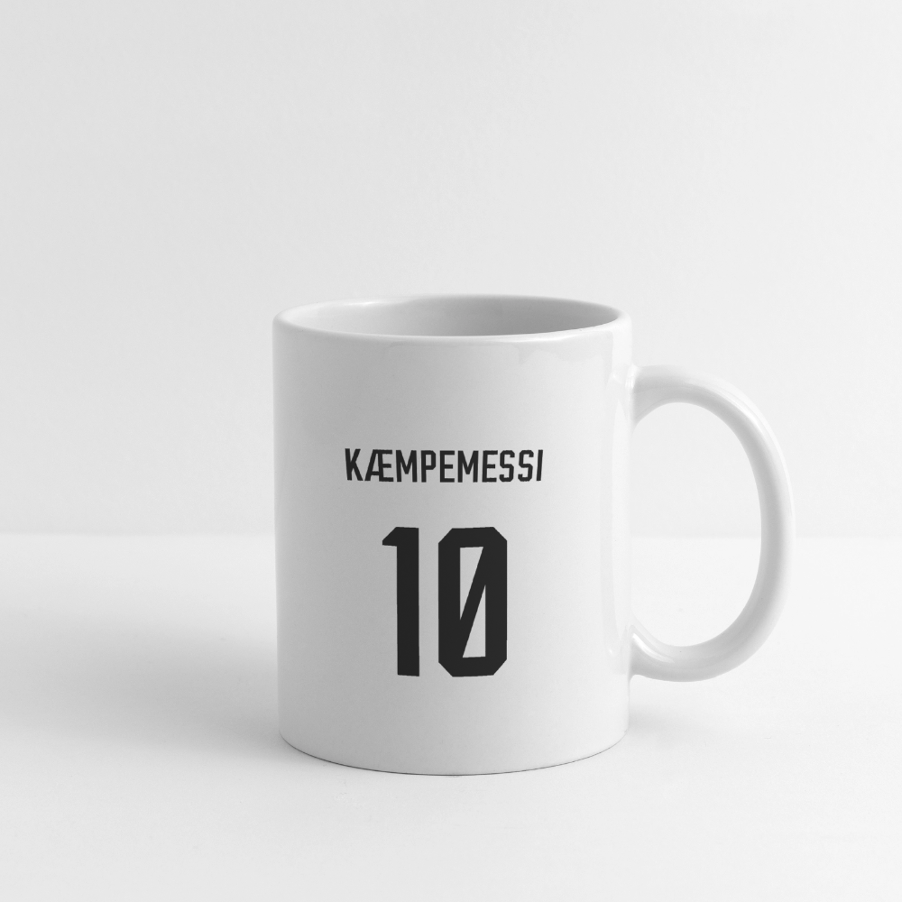 Kæmpemessi kop - hvid