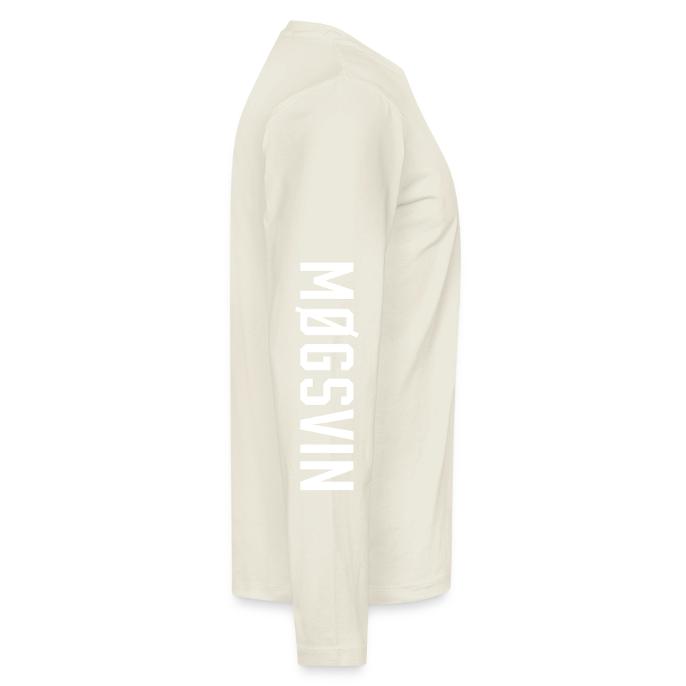 Møgsvin nr. 6 - langærmet t-shirt - råhvid