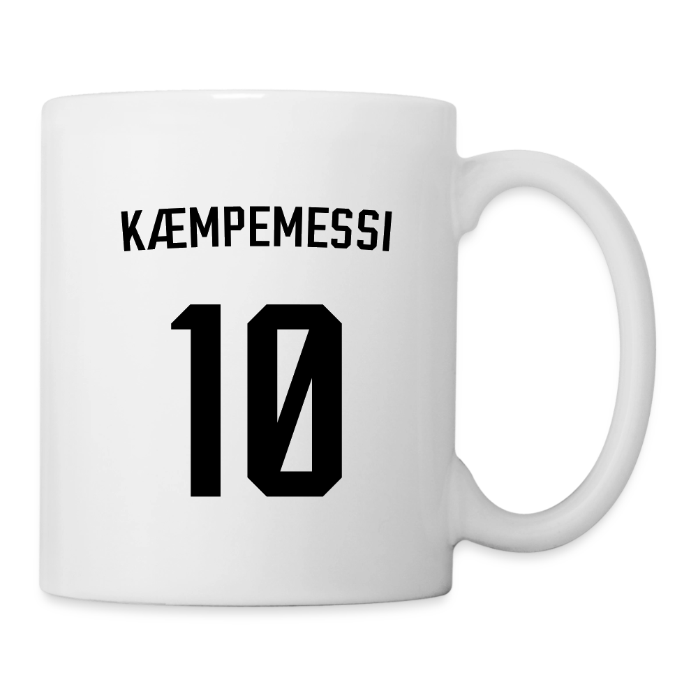 Kæmpemessi kop - hvid