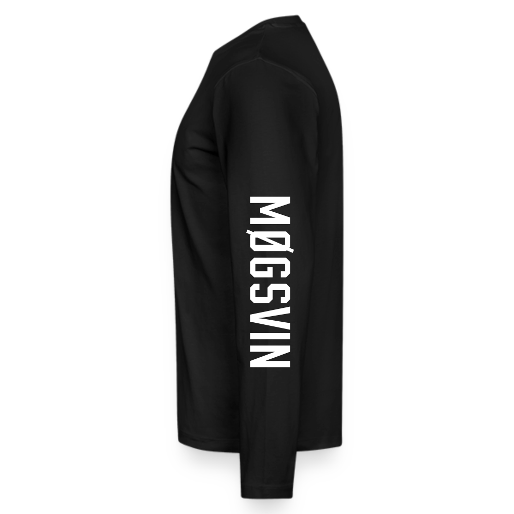 Møgsvin nr. 6 - langærmet t-shirt - sort