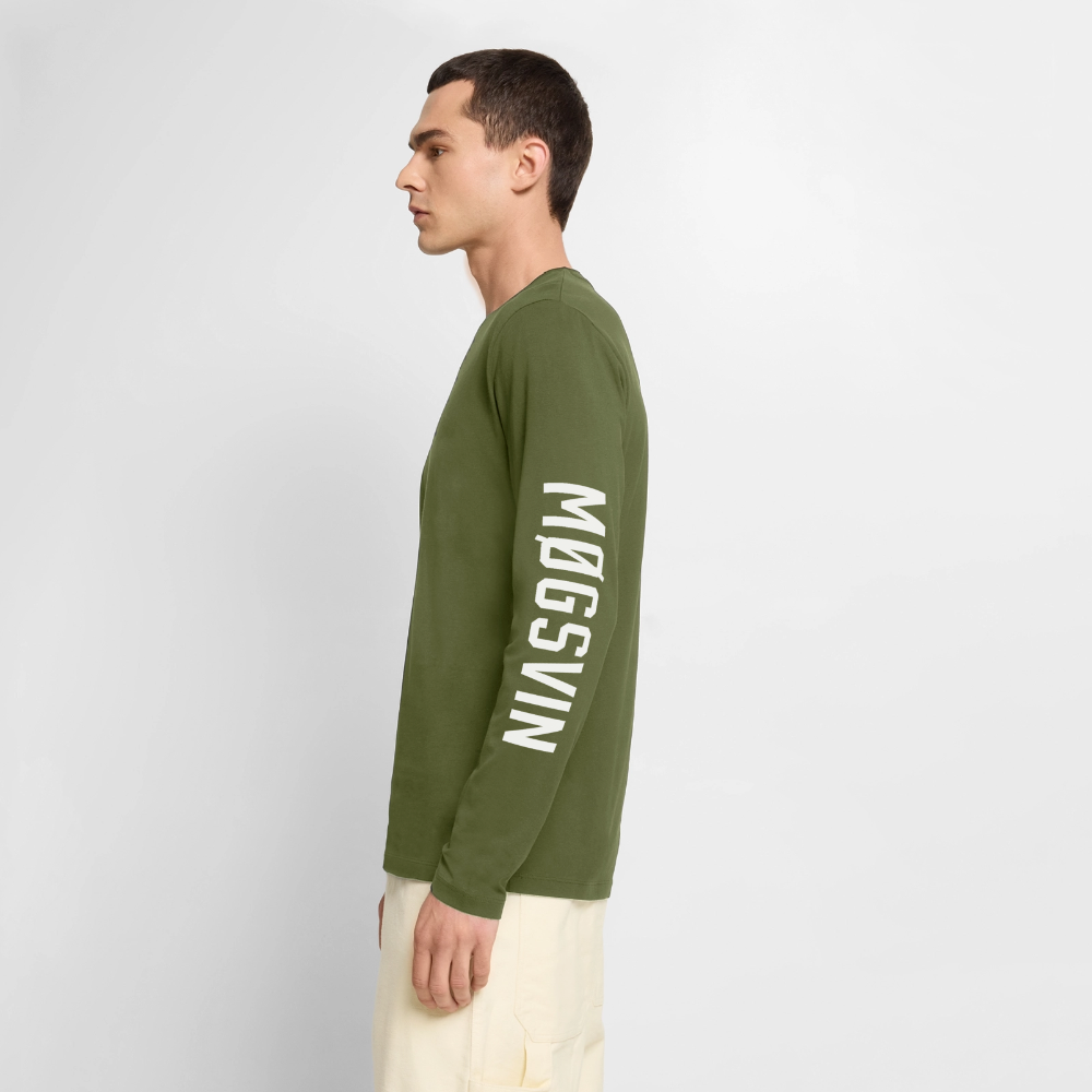 Møgsvin nr. 6 - langærmet t-shirt - khaki