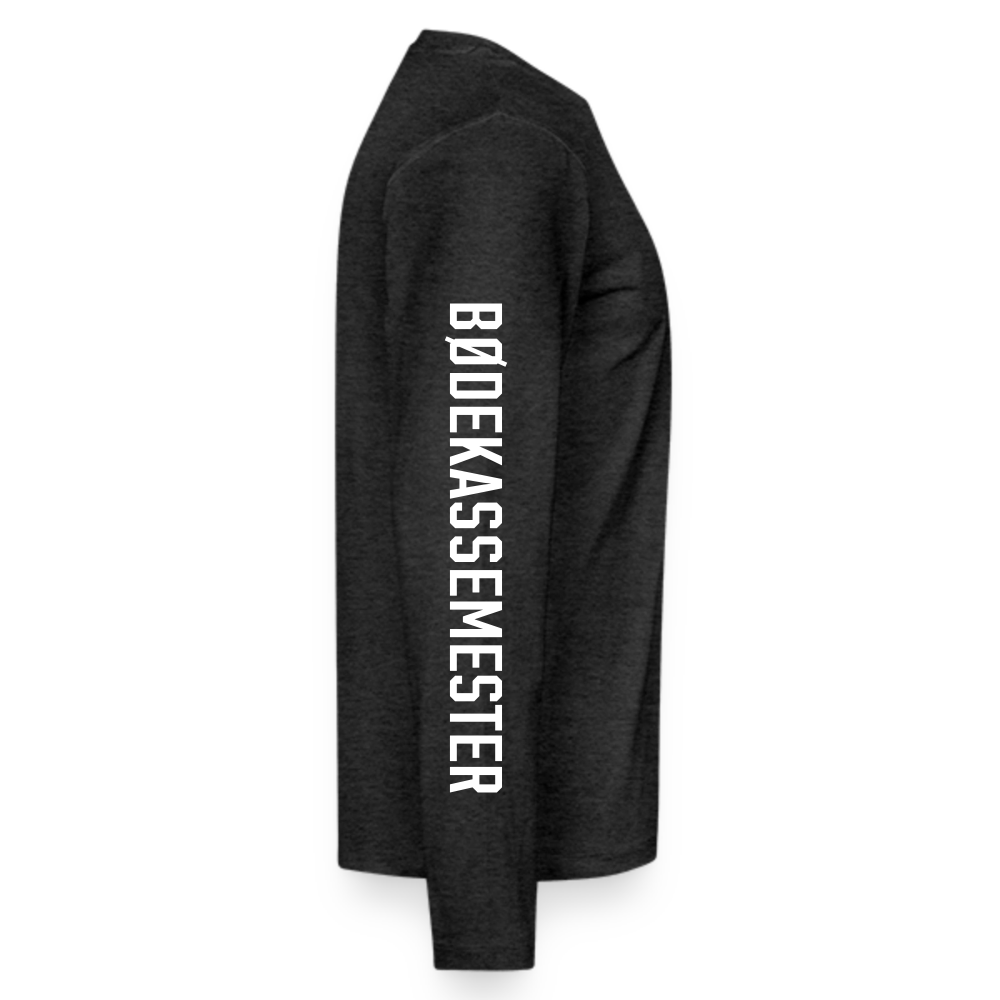 Bødekassemester langærmet - antracit meleret