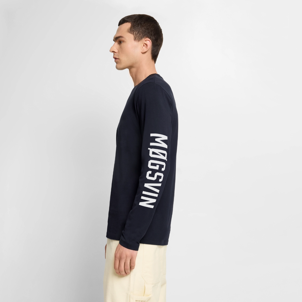 Møgsvin nr. 6 - langærmet t-shirt - navy