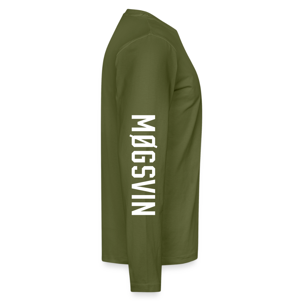 Møgsvin nr. 6 - langærmet t-shirt - khaki