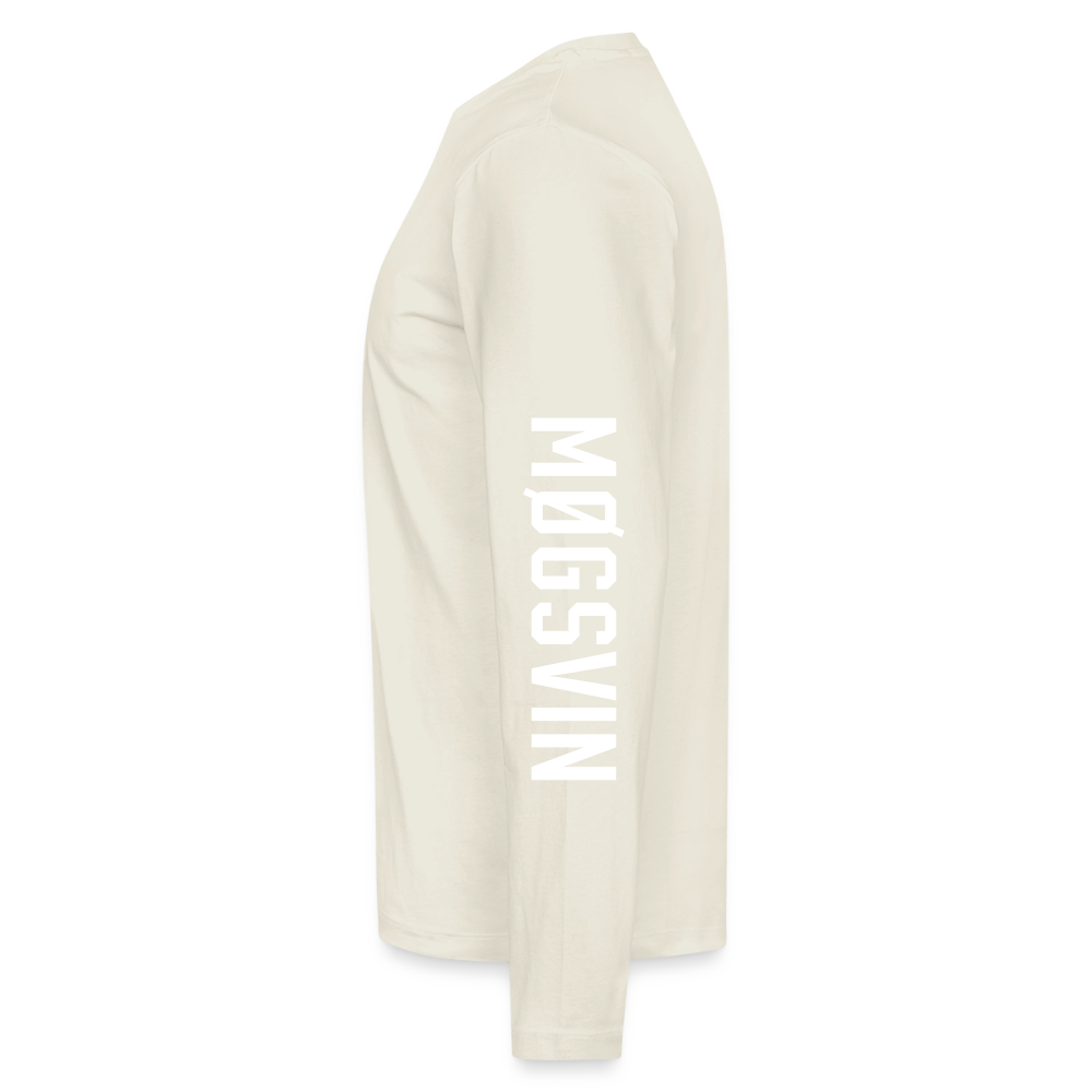 Møgsvin nr. 6 - langærmet t-shirt - råhvid