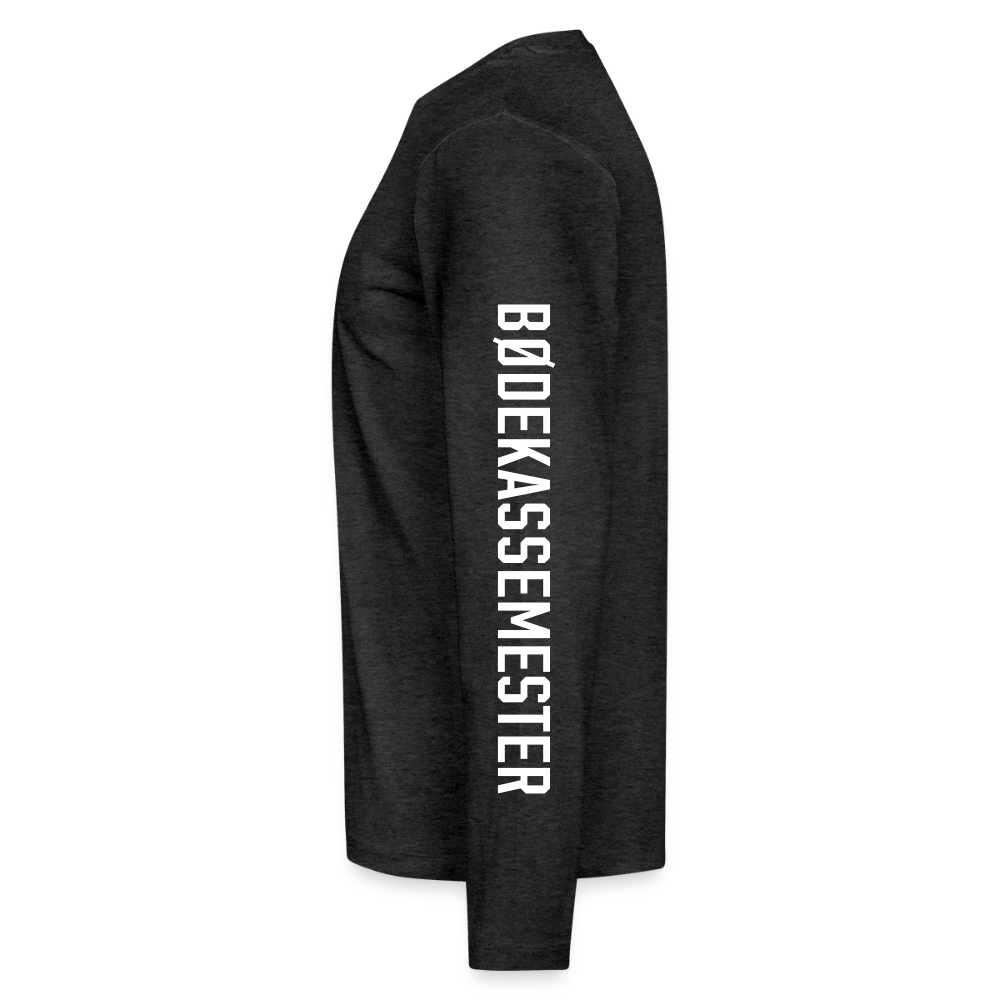 Bødekassemester langærmet - antracit meleret