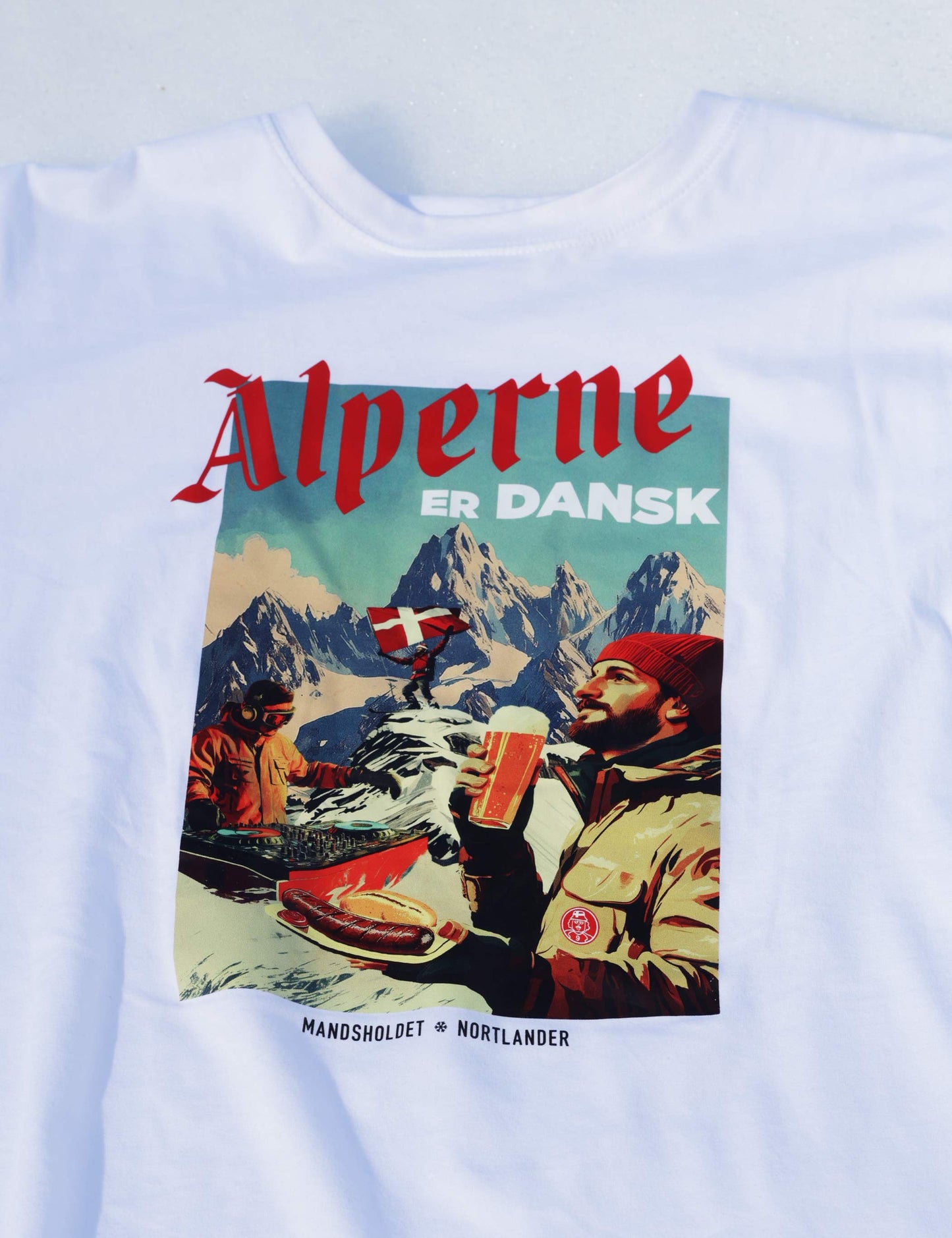 Alperne er dansk t-shirt